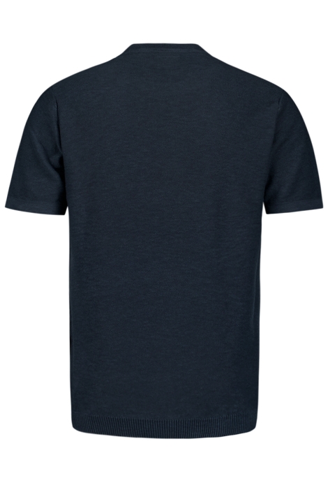 NO-EXCESS pullover short sleeve crewneck soli